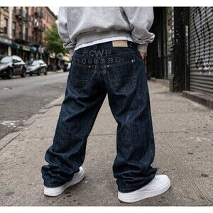 Vintage Rocawear Men's Original Fit Jeans Size 36x30 Spell Out Embroidered Jeans